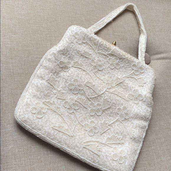 Magid Handbags - Vintage Handbeaded Wedding Day Purse